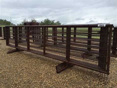 The narrow spacing of the bottom four bars provides excellent control for calves. . Atwoods hog panels